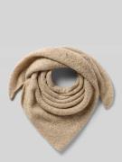 Sjaal met logopatch in gebreide look, model 'Amadsi'