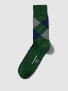 Sokken met ruitmotief, model 'KING'