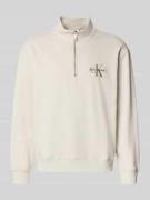 Sweatshirt met opstaande kraag