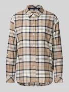 Relaxed fit overhemdblouse van puur katoen, model 'ELISHAW'