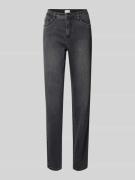 Slim fit jeans in used-look, model 'MARY THERMO'