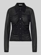 Overhemdblouse met knoopsluiting, model 'abbie'