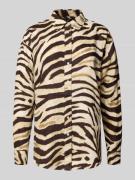 Regular fit blouse in all-over look, model 'KOTTA'