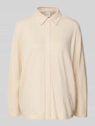 Overhemdblouse met blinde knoopsluiting, model 'CELIA'