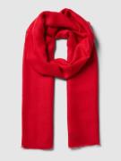 Sjaal met gerafelde boorden