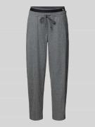 Regular fit sweatpants met lanawol, model 'Eden'