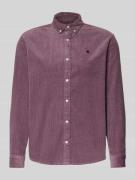 Regular fit vrijetijdsoverhemd in ribcordlook, model 'Madison'