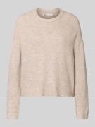 Regular fit gebreide pullover met ronde hals, model 'SIMONI'
