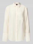 Regular fit overhemdblouse met borstzak