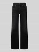 Wide leg jeans van katoenmix, model BLUSH'