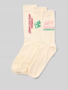 Sokken met ribboord in een set van 3 paar, model 'XMAS'