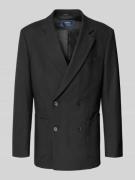 Regular fit colbert met viscose en reverskraag