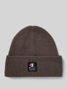 Muts in gebreide look, model 'Rib'