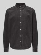 Regular fit vrijetijdsoverhemd in ribcordlook, model 'Madison'