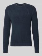 Regular fit pullover in gebreide look