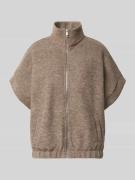 Gilet met opstaande kraag en steekzakken