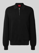 Relaxed fit gebreide pullover van puur katoen, model 'SAN PAULEY-C'