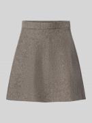 Nauwsluitende minirok met wol, model 'MALOU'