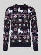 Gebreide pullover in all-over look