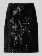 Minirok met all-over pailletten, model 'Doffi'