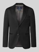 Regular fit colbert van satijn