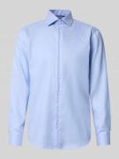 Regular fit zakelijk overhemd van katoen met kentkraag