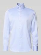 Regular fit zakelijk overhemd van katoen met haaikraag