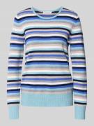 Gebreide pullover met ribboorden