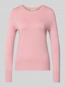 Gebreide pullover met ribboorden