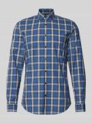 Slim fit zakelijk overhemd van katoen