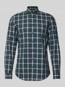 Slim fit zakelijk overhemd van katoen