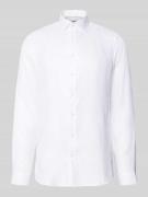 Slim fit zakelijk overhemd met extra lange mouwen