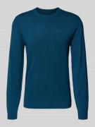 Gebreide pullover met ribboorden