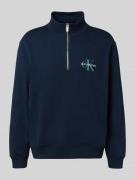 Regular fit sweatshirt met logostitching, model 'Terry'