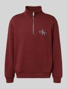 Regular fit sweatshirt met logostitching, model 'Terry'