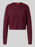 Regular fit gebreid jack met wol, model 'SFEBRA'