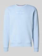 Sweatshirt met logo en ronde hals