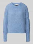 Oversized gebreide pullover met mohair, model 'Isolde'