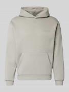 Hoodie met labelprint