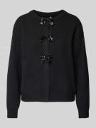 Gebreid jack met ribboorden, model 'BRIANNA'