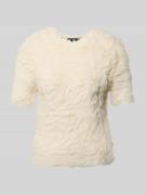 Regular fit gebreide pullover in de look van imitatiebont, model 'FLUF...