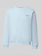 Sweatshirt met labelprint