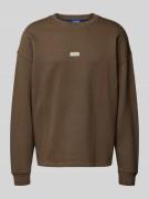 Loose fit sweatshirt van puur katoen, model 'NAVIU'