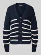 Regular fit gebreid jack van katoenmix