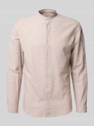 Slim fit vrijetijdsoverhemd met linnen, model 'JJEBREEZE'