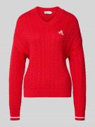 Loose fit gebreide pullover van puur biologisch katoen, model 'CAARLOA...