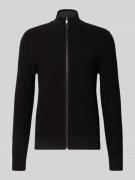 Gebreid jack met ritssluiting