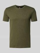 Regular fit T-shirt van katoenmix