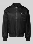 Bomberjack met labelstitching