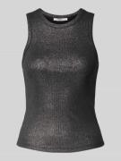 Slim fit tanktop van katoenmix, model 'BIRDEY'